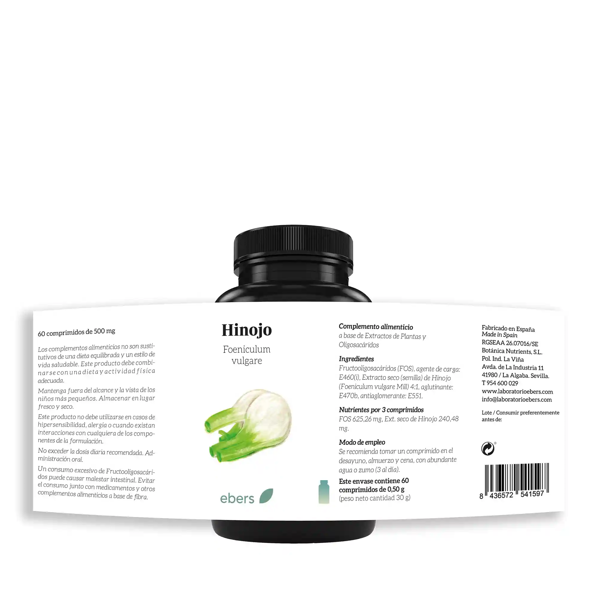Complemento alimenticio a base de Hinojo