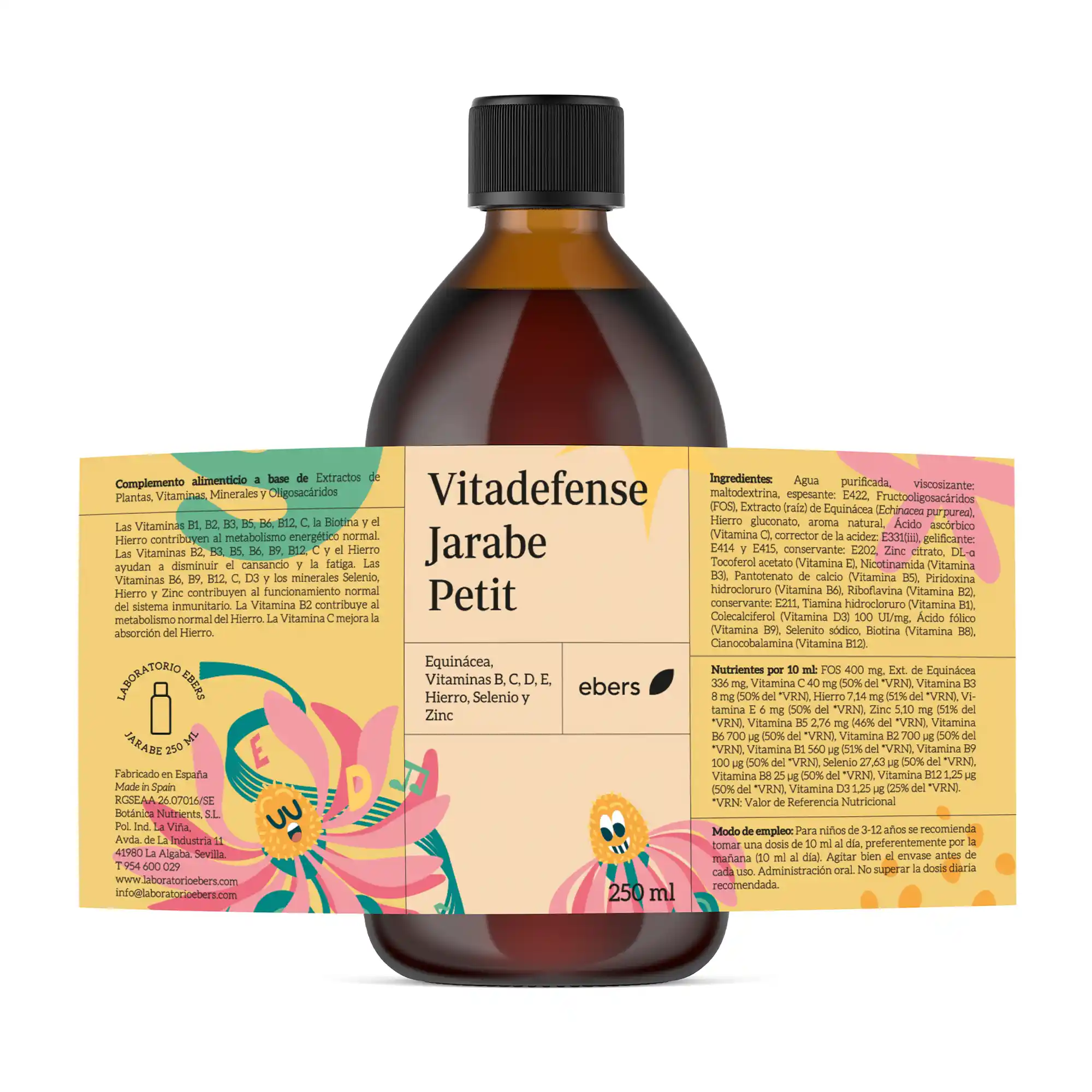 Vitadefense Jarabe Petit – 250 ml - Sabor a naranja - Imagen 2