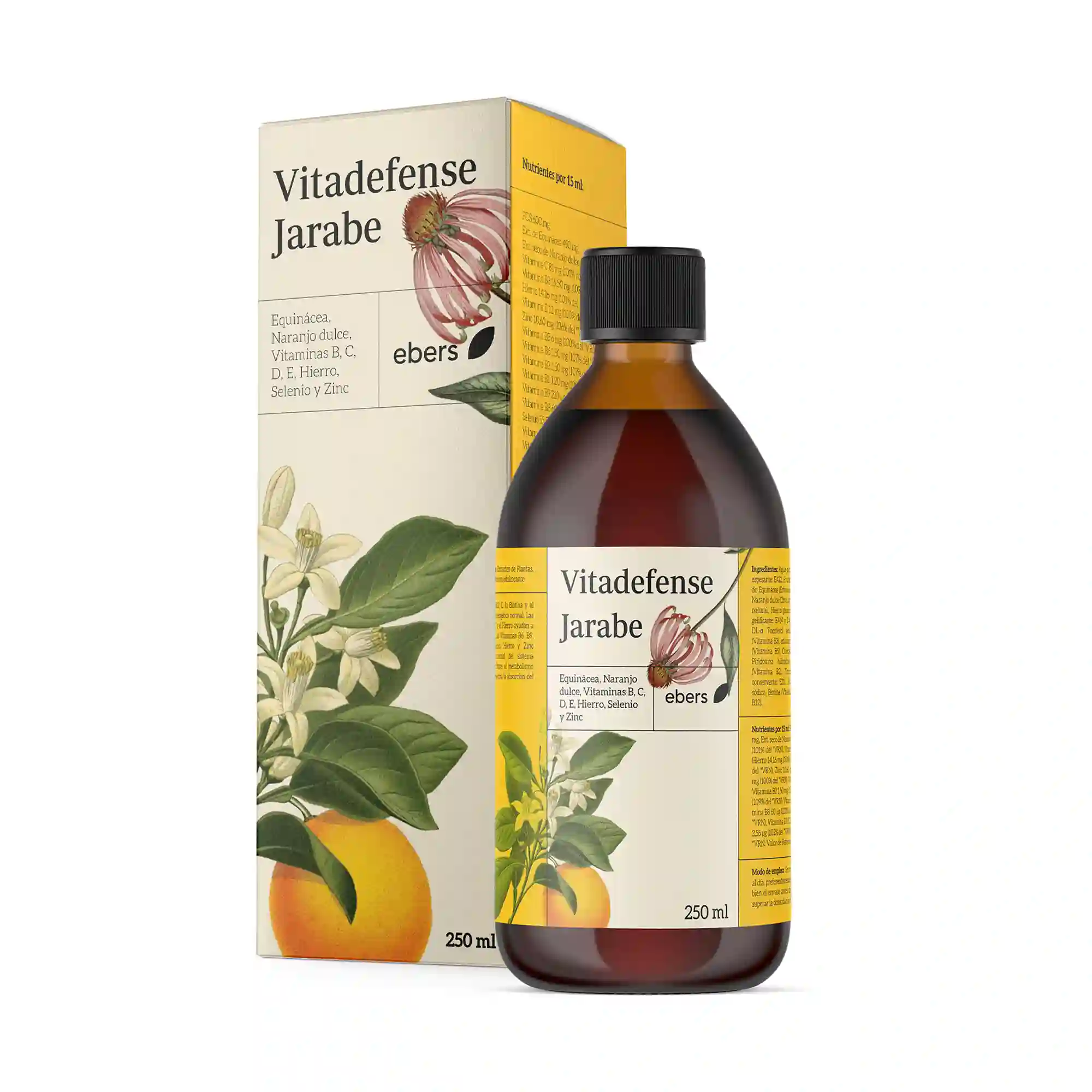 Vitadefense Jarabe – 250 ml - Sabor a naranja