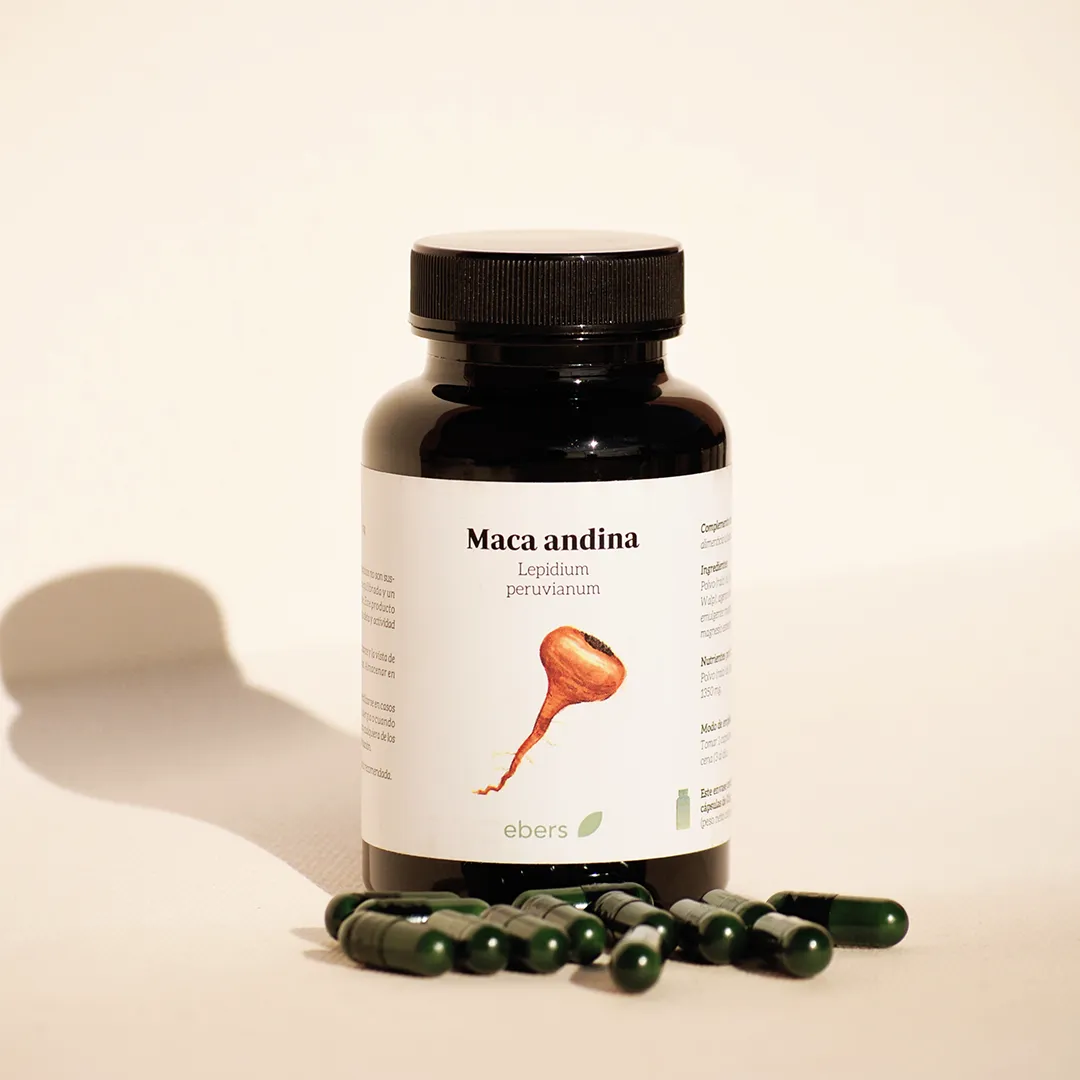 Complemento alimenticio a base de Maca
