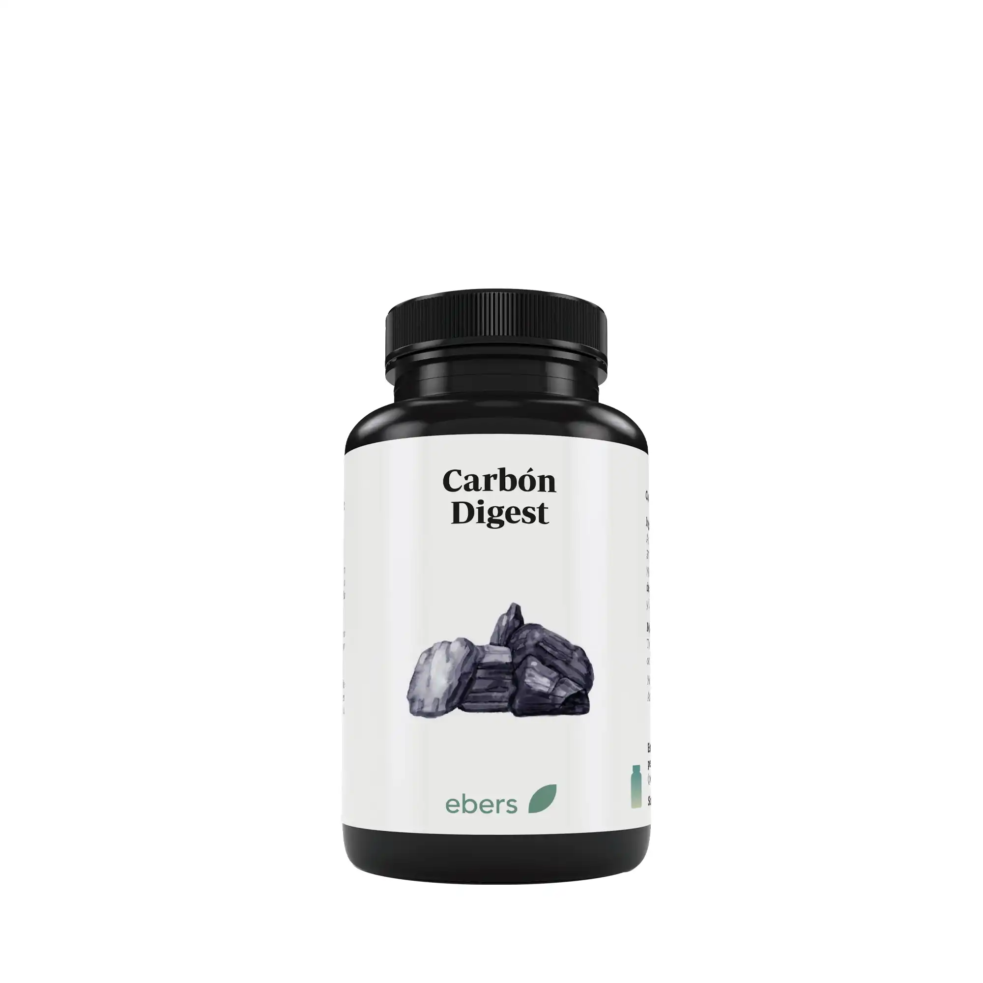 Complemento alimenticio a base de carbón activo vegetal
